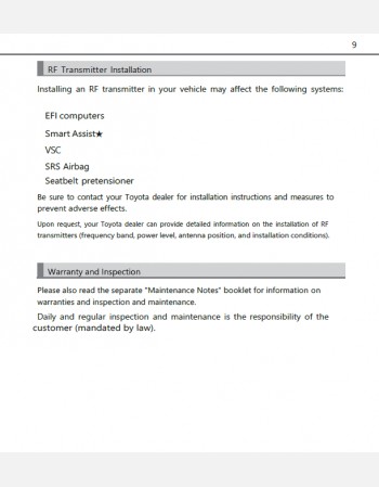 toyota pixis truck 2021 2022 2023 2024 2025 owners manual